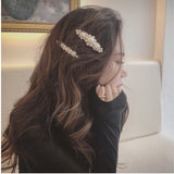 Maxbell Women Artificial Pearl Hair Clip Hairpin Wedding Bridal Barrette Accessory 01
