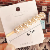 Maxbell Women Artificial Pearl Hair Clip Hairpin Wedding Bridal Barrette Accessory 01