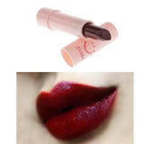 Maxbell Long Lasting Matte Lipstick Makeup Cosmetics Moisturizing Smooth Lip Stick Dark Red