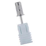 Maxbell Stainless Steel Sanding Band Mandrel Bit for Nail Drill Machine Acrylic Nail Silver