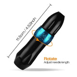 Maxbell Professional Rotary Cartridge Tattoo Machine Pen Gun Shader Liner Kit Blue