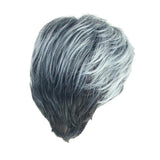 Max 10'' Short Straight Men's Wigs Side Part Synthetic Cosplay Wig with Wig Cap