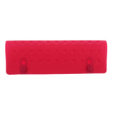 Maxbell Heat Resistant Mat Silicone Pad for Hair Straightener,Flat Iron,Curling Wand Red