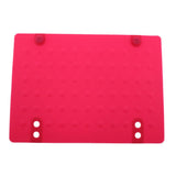 Maxbell Heat Resistant Mat Silicone Pad for Hair Straightener,Flat Iron,Curling Wand Red