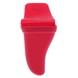 Maxbell Silica gel Hair Styling Tools Storage Holder Hairdresser Organiser Rose Red
