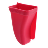 Maxbell Silica gel Hair Styling Tools Storage Holder Hairdresser Organiser Rose Red