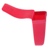 Maxbell Silica gel Hair Styling Tools Storage Holder Hairdresser Organiser Rose Red