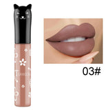 Maxbell Waterproof Makeup Liquid Lipstick Moisturizing Long Lasting Lip Gloss Tint Brown