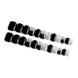 Max 24pcs Simple Style Short False Nails Full Cover Artificial Nail Art Tips