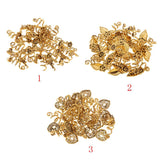 Maxbell Golden Dreadlock Braiding Beads Hair Coils Pendants Charms Jewelry Cuffs - Aladdin Shoppers