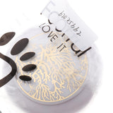 Max Empty Pressed Powder Case Makeup Blusher Cosmetic Jar Container with Mirror White