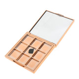 Max Empty Makeup Palette for Eyeshadow Blusher Concealer Cosmetic 9 Slots Yellow