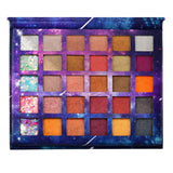 Maxbell 30 Colors Shiny Mineral Eyeshadow Palette Smudge-proof Eye Shadow Shade