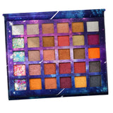 Maxbell 30 Colors Shiny Mineral Eyeshadow Palette Smudge-proof Eye Shadow Shade