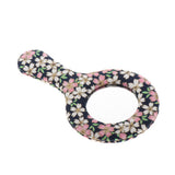 Max Vintage Style Round Handheld Travel Makeup Mirror Compact Vanity Mirror Pattern 2