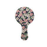 Max Vintage Style Round Handheld Travel Makeup Mirror Compact Vanity Mirror Pattern 2
