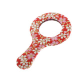 Max Vintage Style Round Handheld Travel Makeup Mirror Compact Vanity Mirror Pattern 3