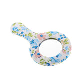Max Vintage Style Round Handheld Travel Makeup Mirror Compact Vanity Mirror Pattern 4