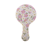 Max Vintage Style Round Handheld Travel Makeup Mirror Compact Vanity Mirror Pattern 5