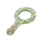 Max Vintage Style Round Handheld Travel Makeup Mirror Compact Vanity Mirror Pattern 8