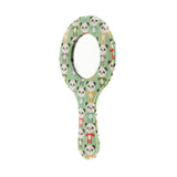 Max Vintage Style Round Handheld Travel Makeup Mirror Compact Vanity Mirror Pattern 8