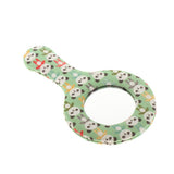 Max Vintage Style Round Handheld Travel Makeup Mirror Compact Vanity Mirror Pattern 8