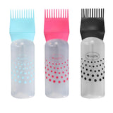 Max Empty Hair Dye Applicator Dispenser Brush Salon Coloring Bottle 120ml Blue