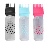 Max Empty Hair Dye Applicator Dispenser Brush Salon Coloring Bottle 120ml Blue