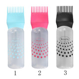 Max Empty Hair Dye Applicator Dispenser Brush Salon Coloring Bottle 120ml Blue