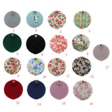 Max Cute Cloth Cover Foldable Women Makeup Mirror 2.8'' Portable Cosmetic Mirror