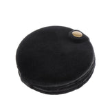 Max Cute Double Sided Travel Folding Pocket Compact Round Makeup Cosmetic Mirror Black