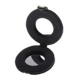 Max Cute Double Sided Travel Folding Pocket Compact Round Makeup Cosmetic Mirror Black