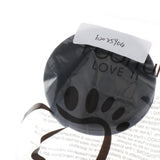 Max Cute Double Sided Travel Folding Pocket Compact Round Makeup Cosmetic Mirror Black