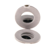 Max Cute Double Sided Travel Folding Pocket Compact Round Makeup Cosmetic Mirror Beige