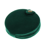 Max Cute Double Sided Travel Folding Pocket Compact Round Makeup Cosmetic Mirror Dark Green