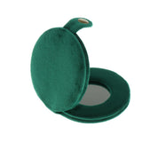 Max Cute Double Sided Travel Folding Pocket Compact Round Makeup Cosmetic Mirror Dark Green