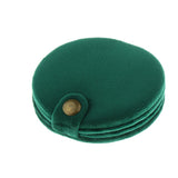 Max Cute Double Sided Travel Folding Pocket Compact Round Makeup Cosmetic Mirror Dark Green