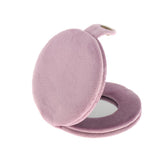 Max Cute Double Sided Travel Folding Pocket Compact Round Makeup Cosmetic Mirror Pink