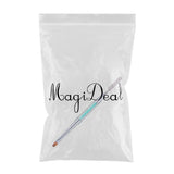 Poly Gel Nail Brush Dual-Ended Poly Acrylic UV Gel Extension Builder Blue