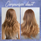 Max 24" Fashion Long Wavy Loose Body Wave Women Natural Wigs Center Parting Wig