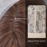 Max 24" Fashion Long Wavy Loose Body Wave Women Natural Wigs Center Parting Wig