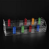 Max Acrylic Makeup Lipstick Display Stand Nail Polish Storage Rack 2 Layers