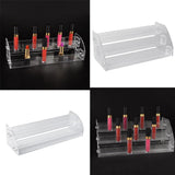 Max Acrylic Makeup Lipstick Display Stand Nail Polish Storage Rack 2 Layers