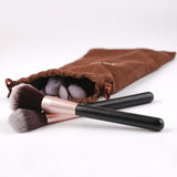 Max 16 Pcs Makeup Brush Set w/Bag for Eye shadow Blusher Face Powder Foundation