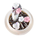 Maxbell 3D Nail Art Decoration Mixed Faux Shell Flowers Sequins Rivet Beads Stone 04