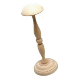 Max Vintage Wooden Wig Cap Helmet Hat Rack Holder Display Stands Free Standing L