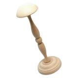 Max Vintage Wooden Wig Cap Helmet Hat Rack Holder Display Stands Free Standing L