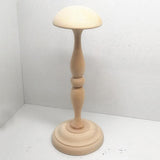 Max Vintage Wooden Wig Cap Helmet Hat Rack Holder Display Stands Free Standing L