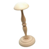 Max Vintage Wooden Wig Cap Helmet Hat Rack Holder Display Stands Free Standing M