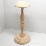 Max Vintage Wooden Wig Cap Helmet Hat Rack Holder Display Stands Free Standing M